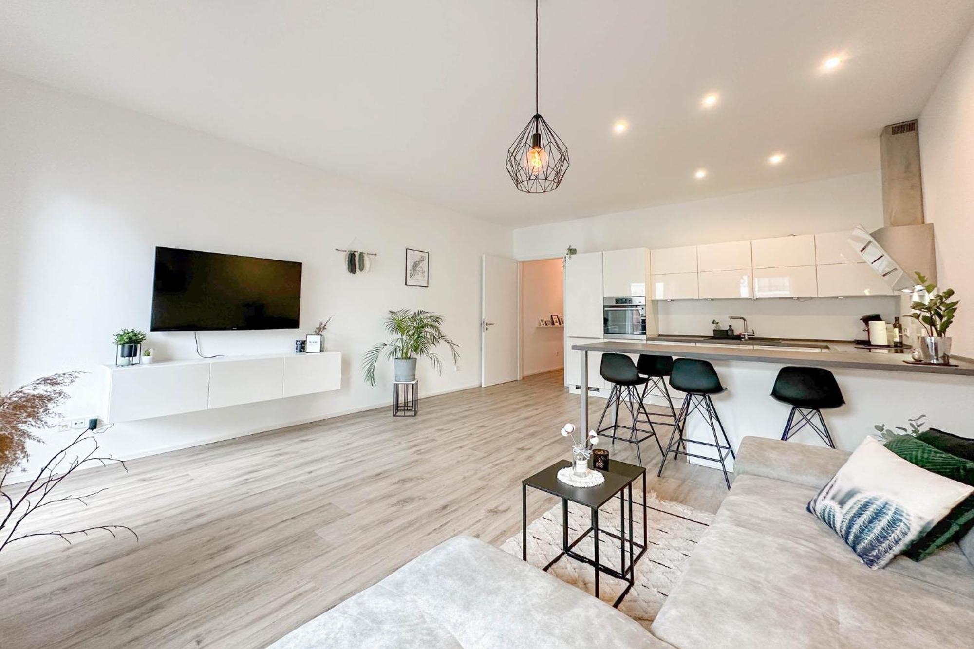 Modernes Trierer Cityloft Mit Grossem Balkon Eksteriør bilde