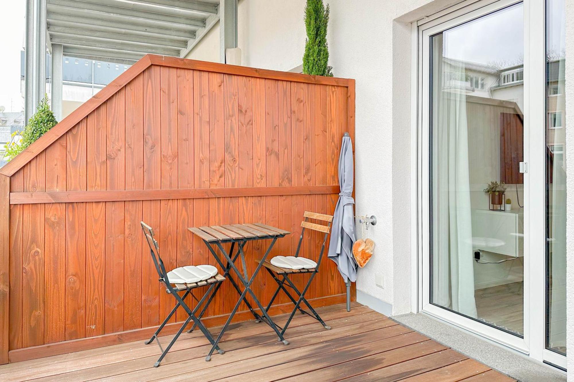 Modernes Trierer Cityloft Mit Grossem Balkon Eksteriør bilde